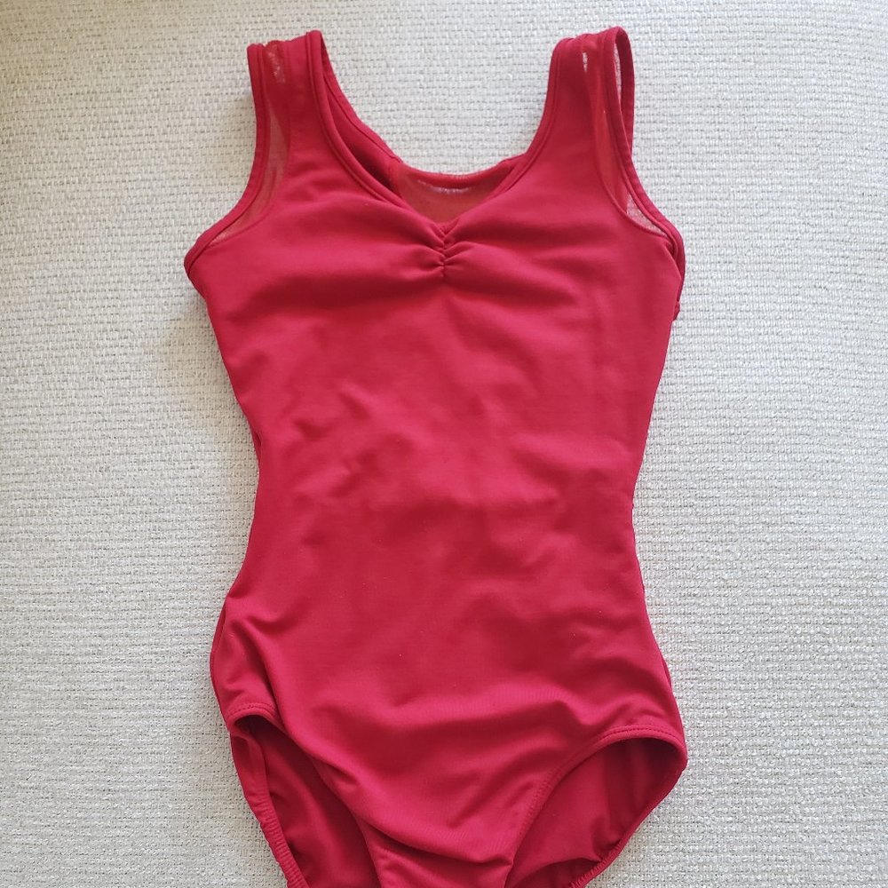 Red Tank Leotard - Child Large